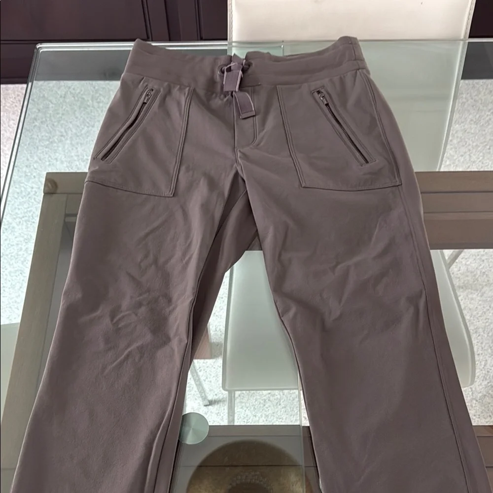 Athleta Women's Taupe Joggers - Picture 1 of 5